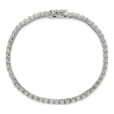 Sterling Silver CZ Tennis Bracelet – view 4