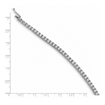 Sterling Silver CZ Tennis Bracelet – view 5