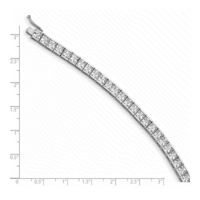 Sterling Silver CZ 40-Stone Bracelet – view 5