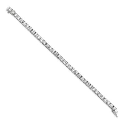 Sterling Silver CZ Tennis Bracelet – view 2
