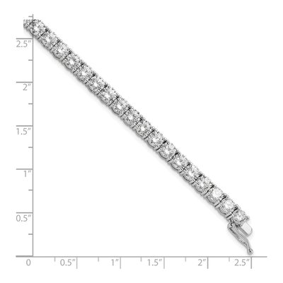 Sterling Silver CZ Tennis Bracelet – view 4