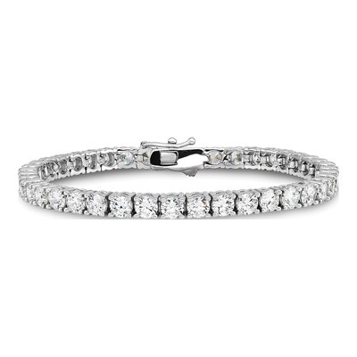 Sterling Silver CZ Tennis Bracelet – view 3
