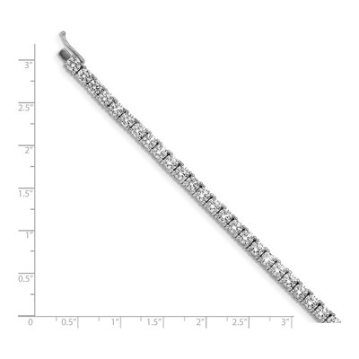 Sterling Silver CZ Tennis Bracelet – view 4