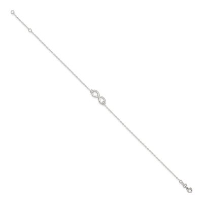 Sterling Silver Infinity Anklet – view 3