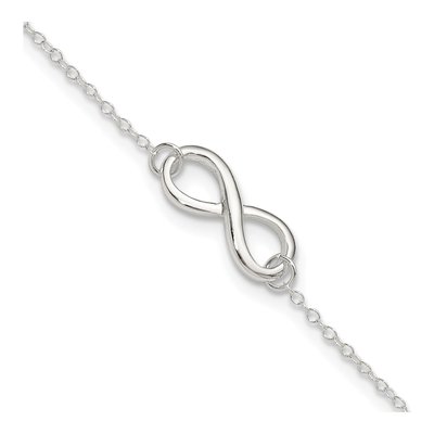 Sterling Silver Infinity Anklet