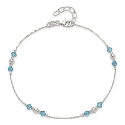 Sterling Silver CZ Anklet – view 5