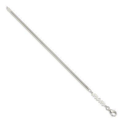 Sterling Silver MOM Bracelet – view 3