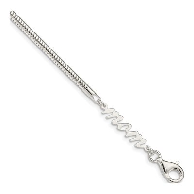 Sterling Silver MOM Bracelet