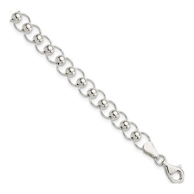 Sterling Silver Beaded Bracelet
