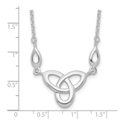 Sterling Silver Celtic Knot Pendant Necklace – view 4