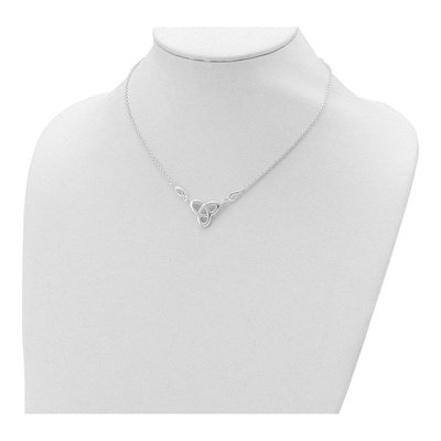 Sterling Silver Celtic Knot Pendant Necklace – view 5