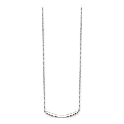 Sterling Silver Bar Necklace – view 3
