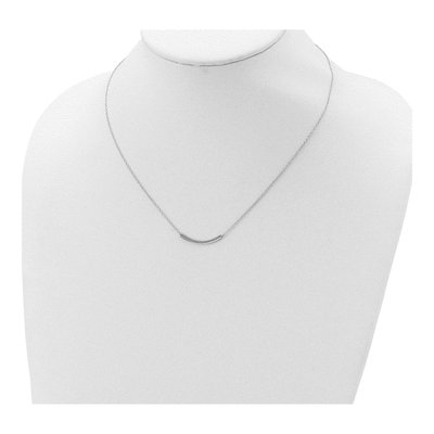 Sterling Silver Bar Necklace – view 5