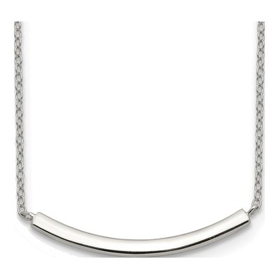 Sterling Silver Bar Necklace