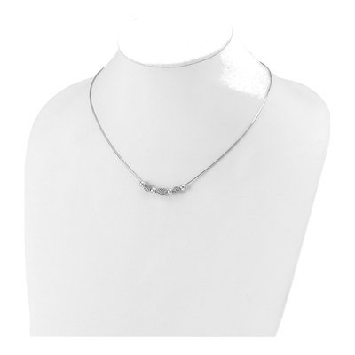 Sterling Silver Filigree Necklace – view 5