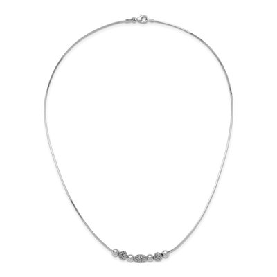 Sterling Silver Filigree Necklace – view 6