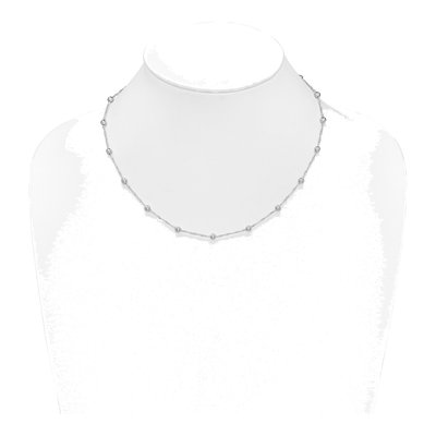 Sterling Silver Beaded Necklace – view 4