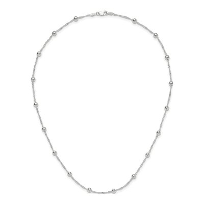 Sterling Silver Beaded Necklace – view 5