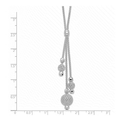 Sterling Silver Beaded Necklace – view 5