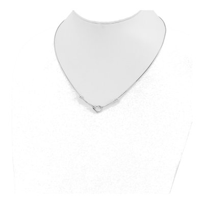 Sterling Silver Heart Pendant Necklace – view 5