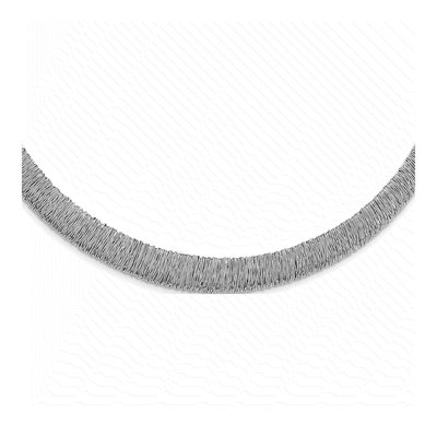 Sterling Silver Domed Necklace