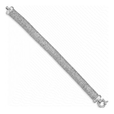Sterling Silver Domed Bracelet – view 2