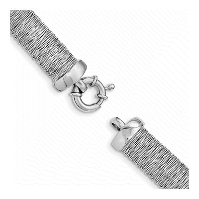 Sterling Silver Domed Bracelet – view 3