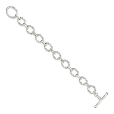 Sterling Silver Fancy Link Bracelet – view 3