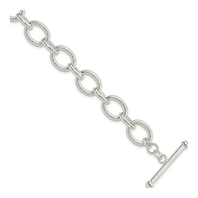Sterling Silver Fancy Link Bracelet