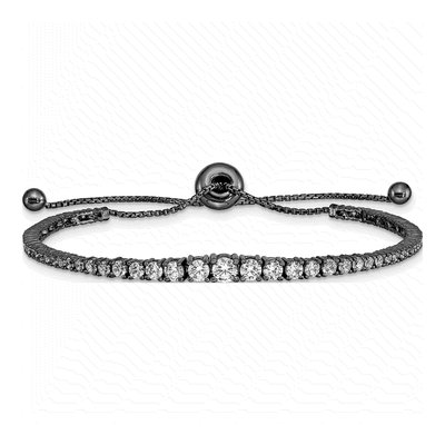 Sterling Silver CZ Bracelet – view 2