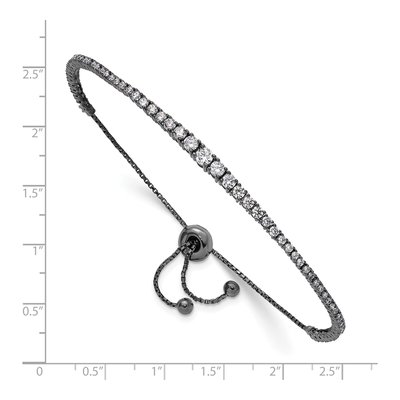 Sterling Silver CZ Bracelet – view 3