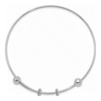 Sterling Silver Expandable Bangle Bracelet – view 3