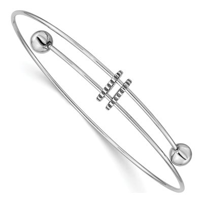 Sterling Silver Expandable Bangle Bracelet