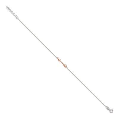 Sterling Silver Arrow Anklet – view 2