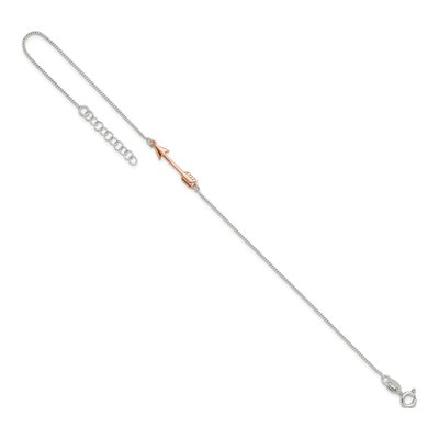 Sterling Silver Arrow Anklet – view 7