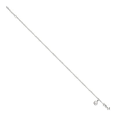 Sterling Silver Sun Anklet – view 2
