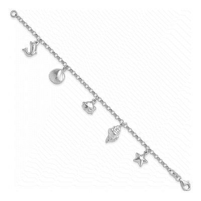 Sterling Silver Beach Bracelet – view 2
