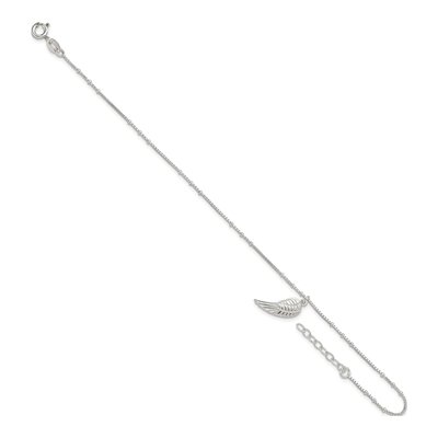 Sterling Silver Wing Anklet – view 6