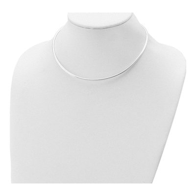 Sterling Silver Cubetto Omega Necklace – view 5