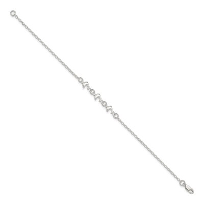 Sterling Silver Dolphins Anklet – view 3