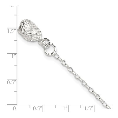 Sterling Silver Shell Anklet – view 4