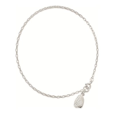 Sterling Silver Shell Anklet – view 6
