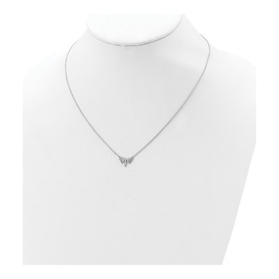 Sterling Silver CZ Necklace – view 4