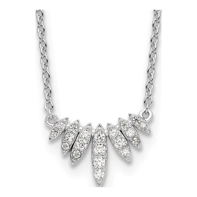 Sterling Silver CZ Necklace