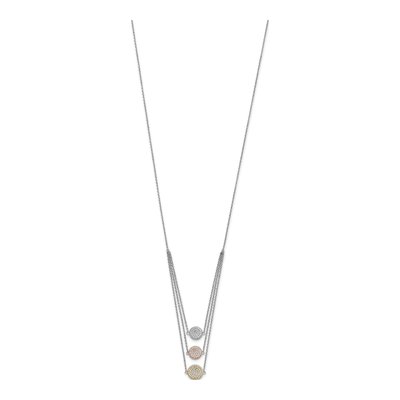 Gold-Plated Sterling Silver CZ Necklace – view 3