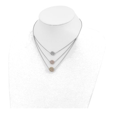 Gold-Plated Sterling Silver CZ Necklace – view 5