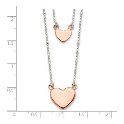Sterling Silver Heart Pendant Necklace – view 5