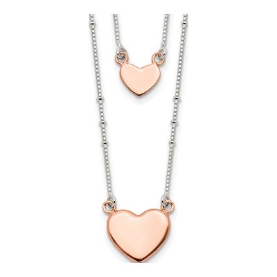 Sterling Silver Heart Pendant Necklace
