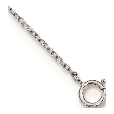 Sterling Silver Double Heart Pendant Necklace – view 4
