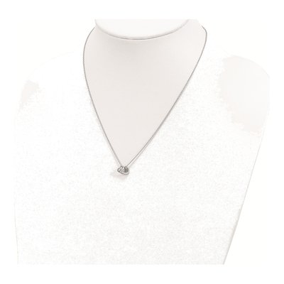 Sterling Silver Hearts Pendant Necklace – view 4